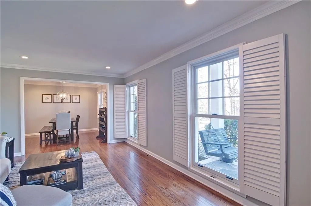 Gleaming Hardwood Floors