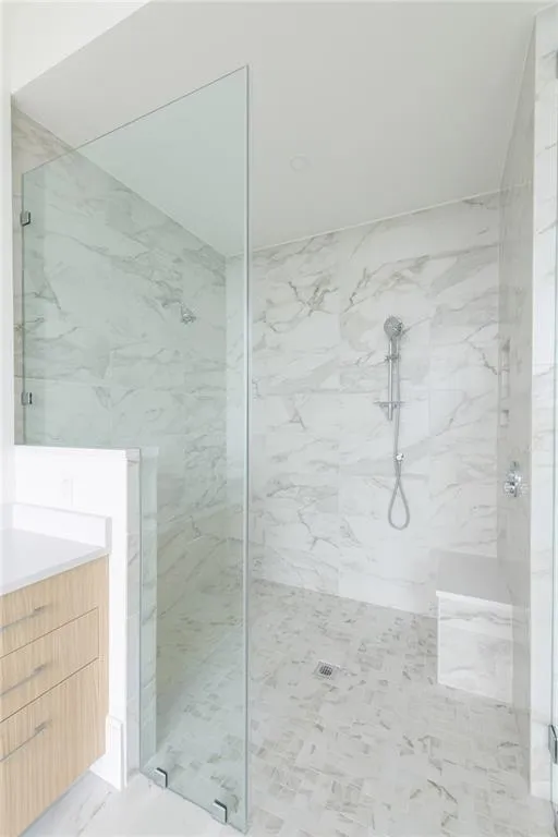 Primary bathroom shower