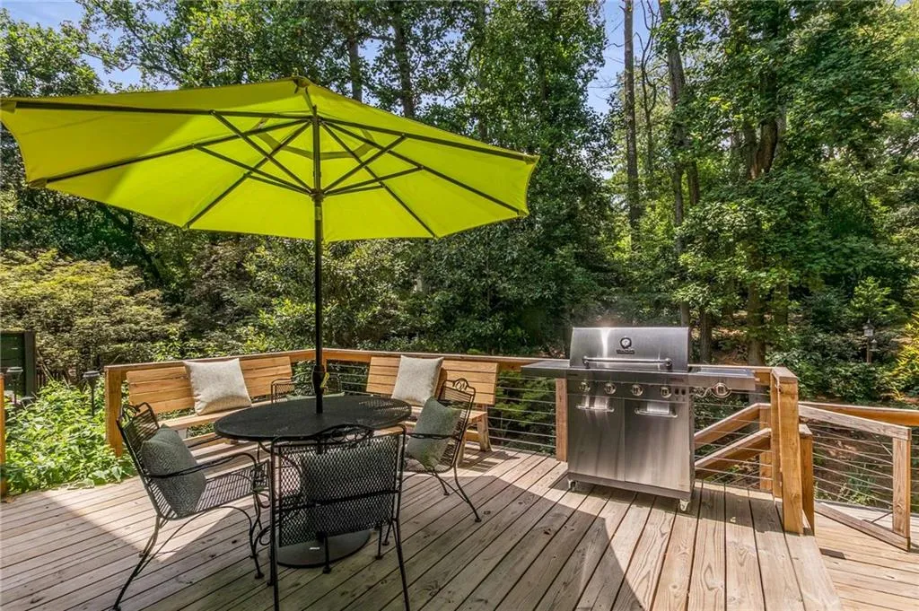 The deck is the fun place to hang out during a party (trust me, I know)