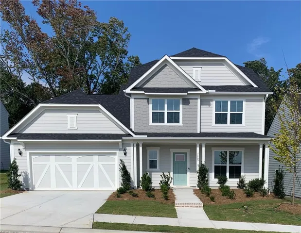 Craftsman-style house with a porch-Model Representation