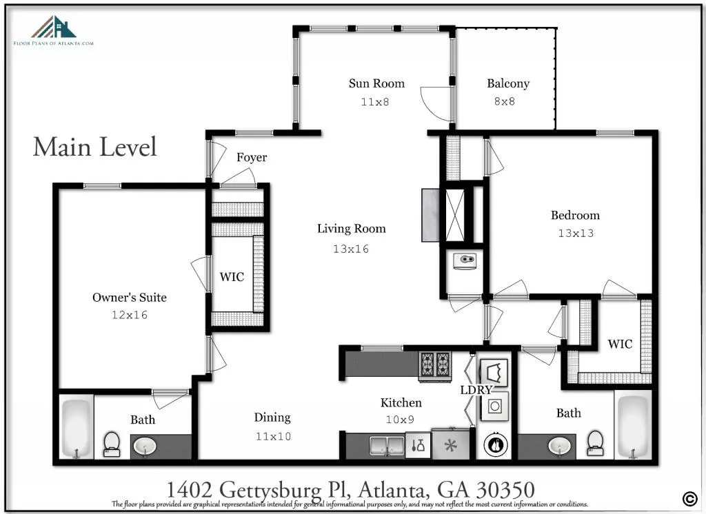 1402 Gettysburg Place, Sandy Springs, Georgia 30350, 2 Bedrooms Bedrooms, ,2 BathroomsBathrooms,Residential,Sold,1402 Gettysburg Place,6513558