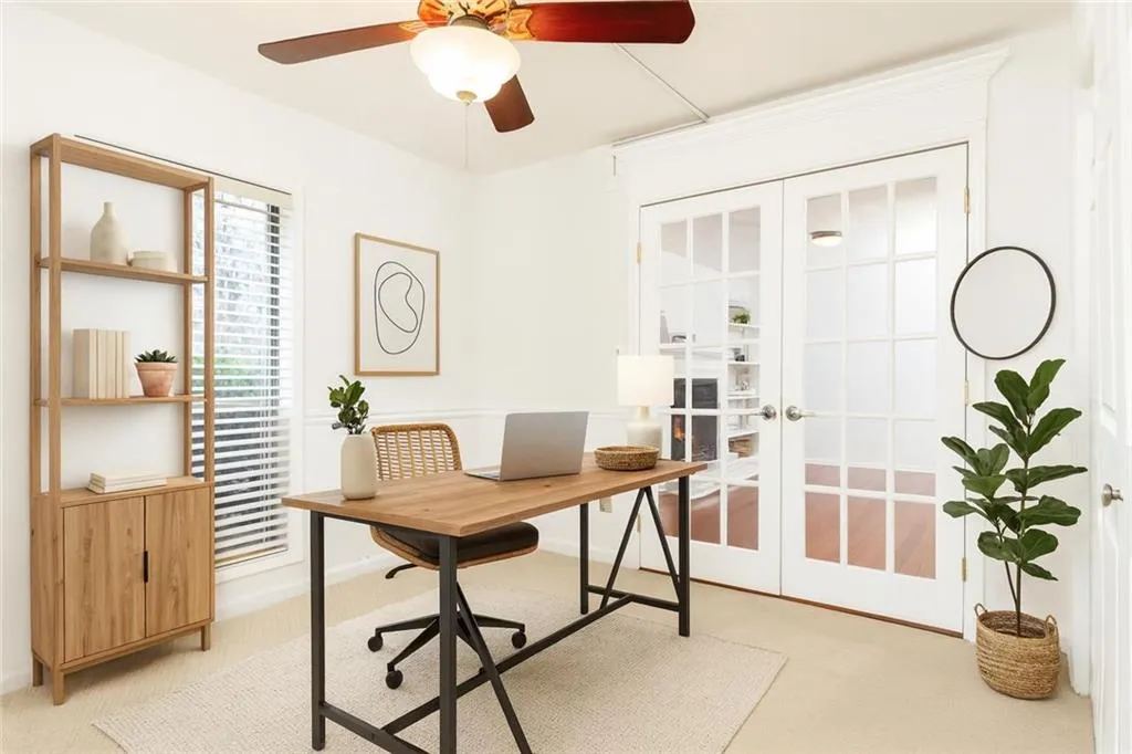 Room has been virtually staged.
