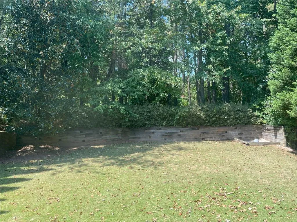 View of grassy yard