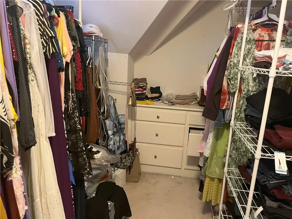 View of spacious closet