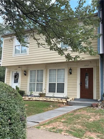 Two-story exterior with horizontal siding