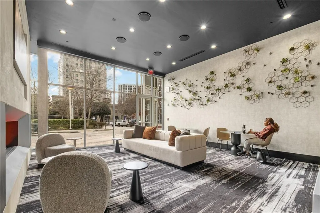 Lobby featuring visible vents