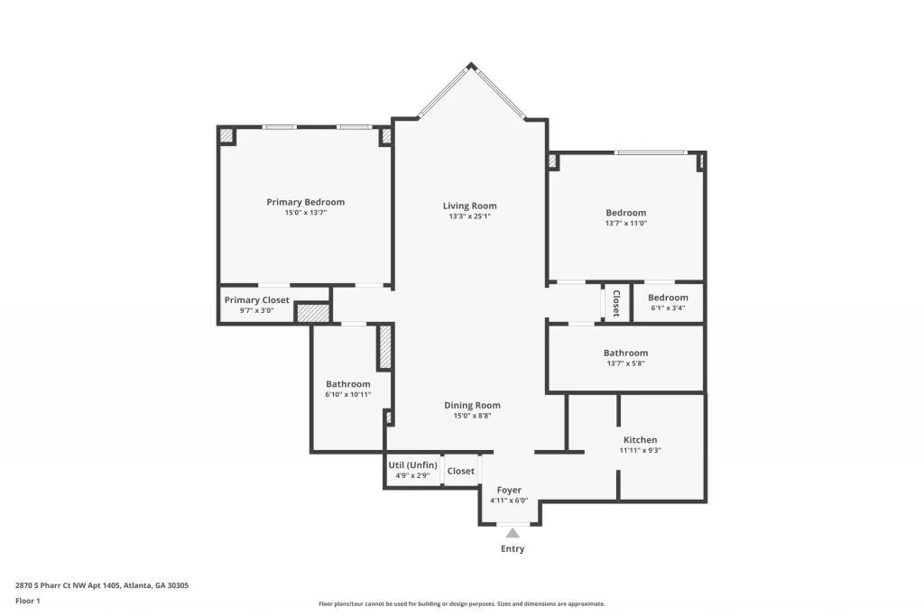 2870 Pharr Court South Nw Unit 1405, Atlanta, Georgia 30305, 2 Bedrooms Bedrooms, ,2 BathroomsBathrooms,Residential,For Sale,2870 Pharr Court South Nw Unit 1405,7585330