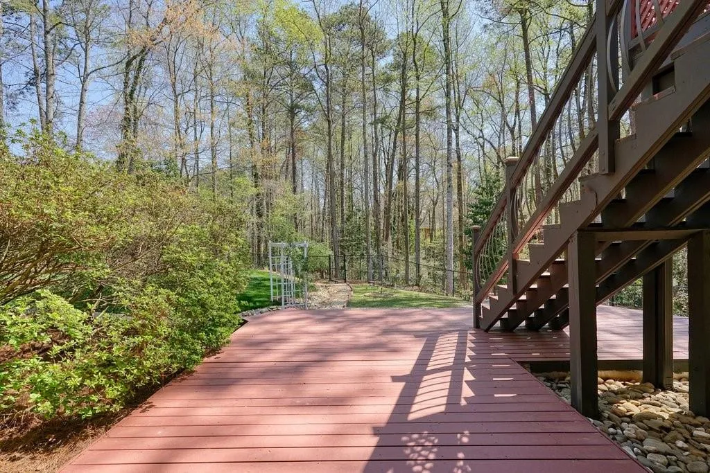 View of deck