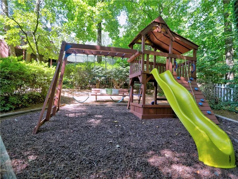 View of jungle gym