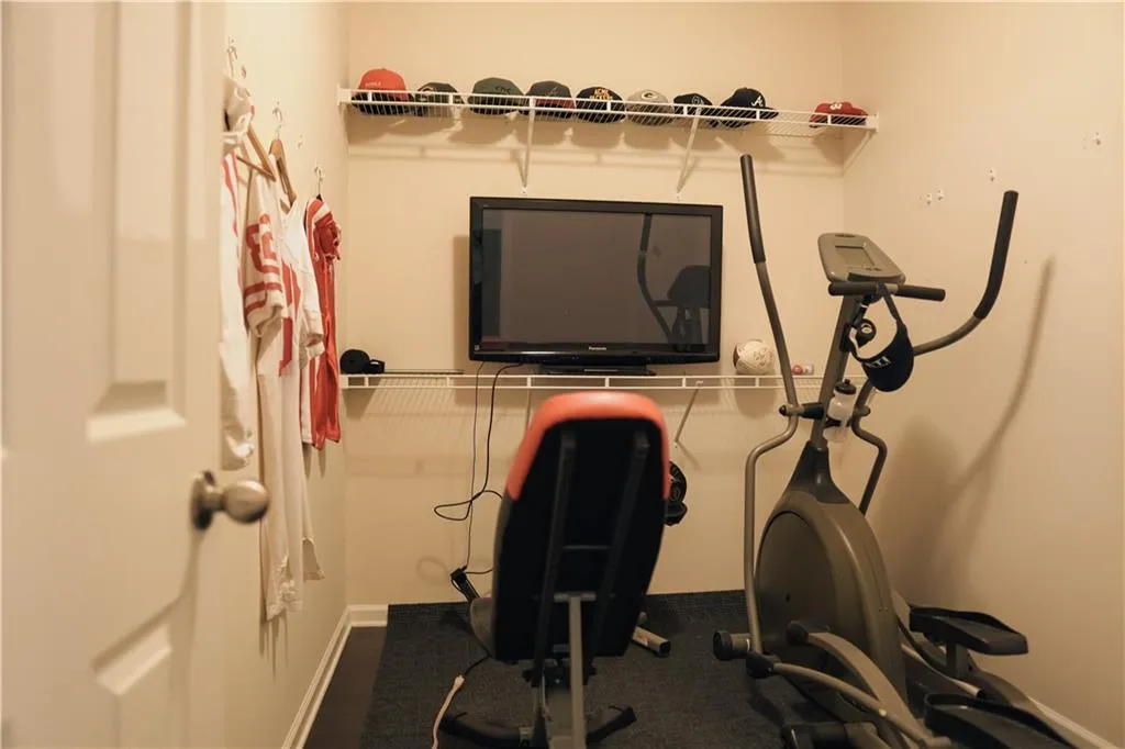 View of exercise area