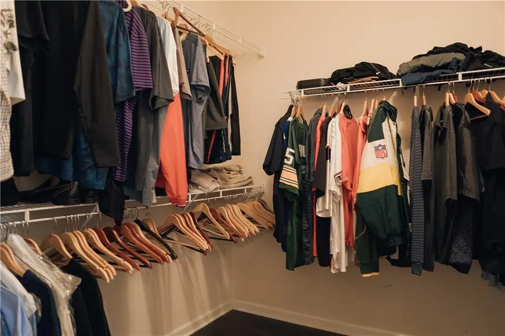 View of spacious closet