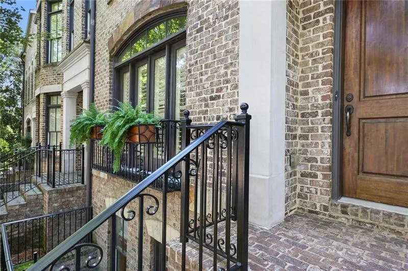 Brick, limestone, wrought iron, mahogany doors and extremely well-built townhomes