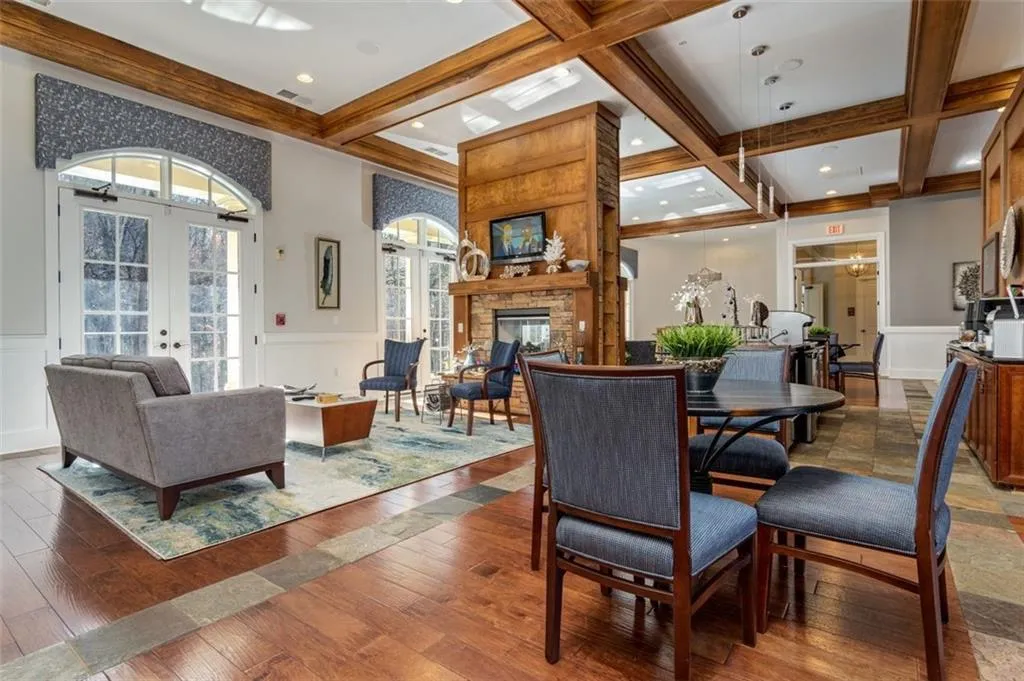 Impressive Meeting House, the One River Place clubhouse full of activities. There is a conference room, massage room, coffee station, reading areas, full gym, party room, catering kitchen, flex room, 2 pools, grilling area and lots more! A full calendar of activities if you choose or just a quiet place to get away. Impressive Meeting House, the One River Place clubhouse full of activities. There is a conference room, massage room, coffee station, reading areas, full gym, party room, catering kitchen, flex room, 2 pools, grilling area and lots more! A full calendar of activities if you choose or just a quiet place to get away.