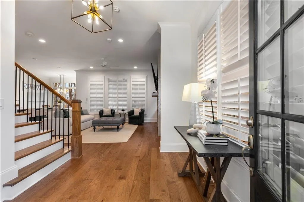 Spacious entry.