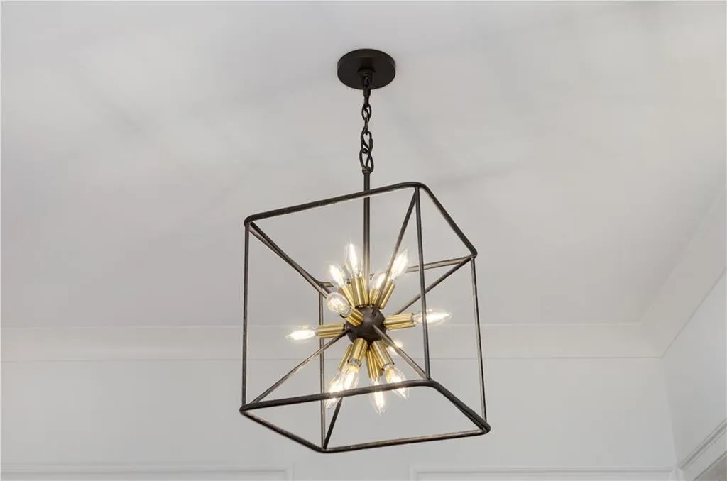 Room details with a notable chandelier