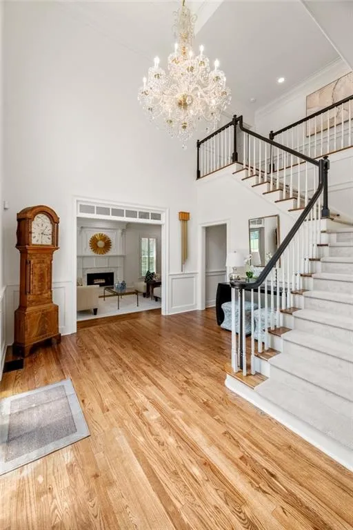 View towards formal living room.