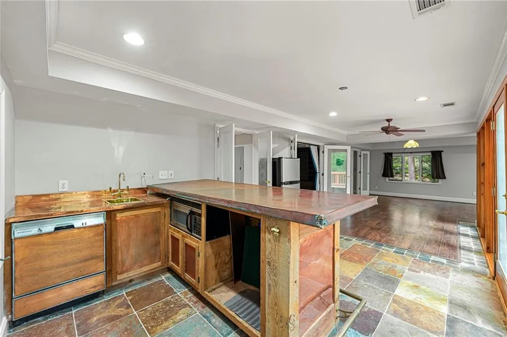 Basement Bar area