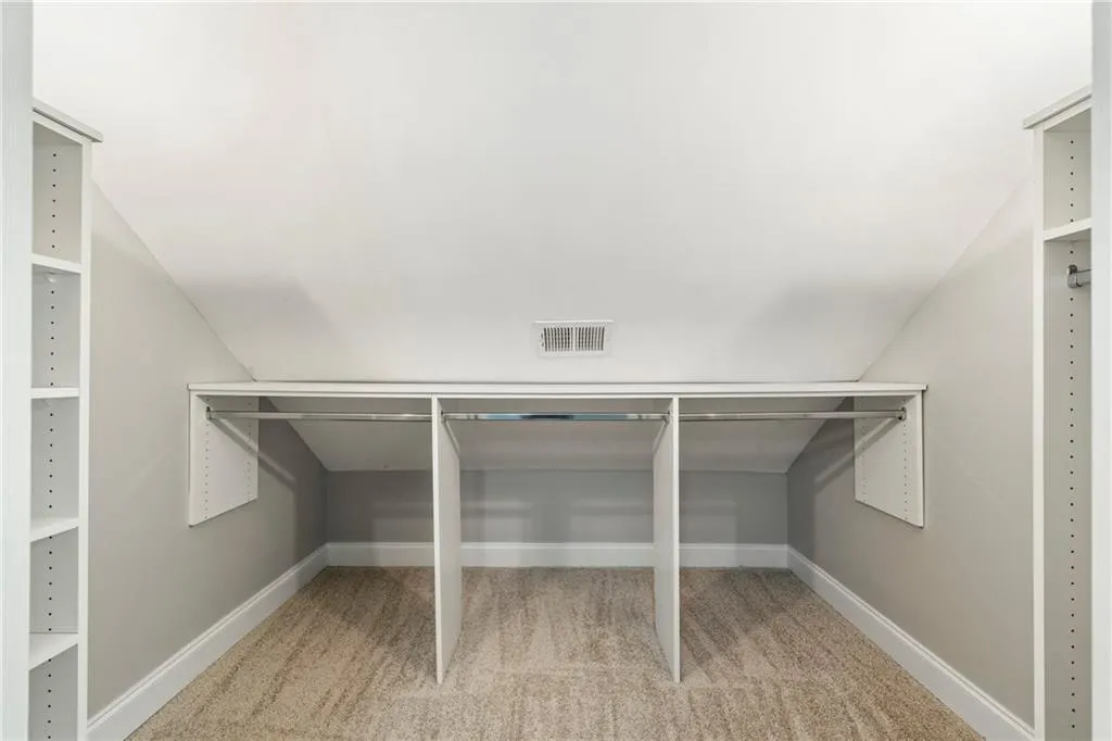 Upstairs secondary bedroom closet