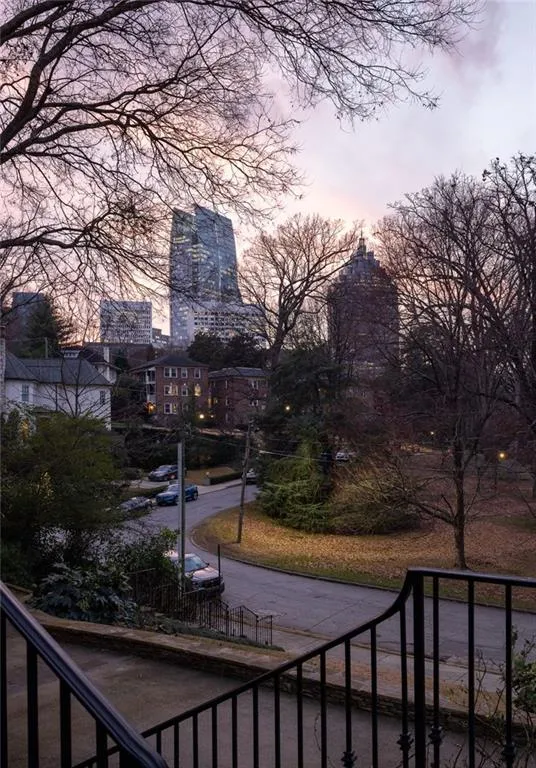 Dining room skyline views