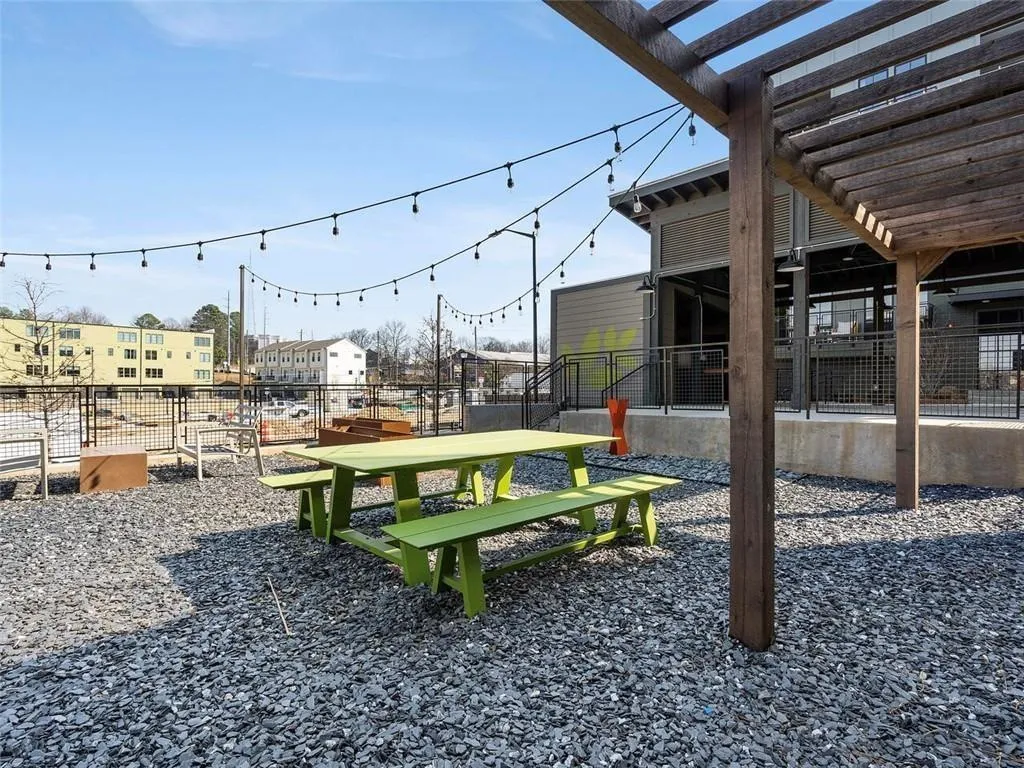 View of property's community featuring a pergola