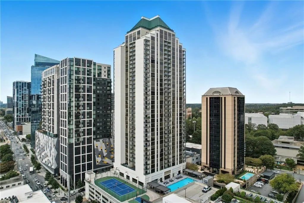 View of property featuring a view of city