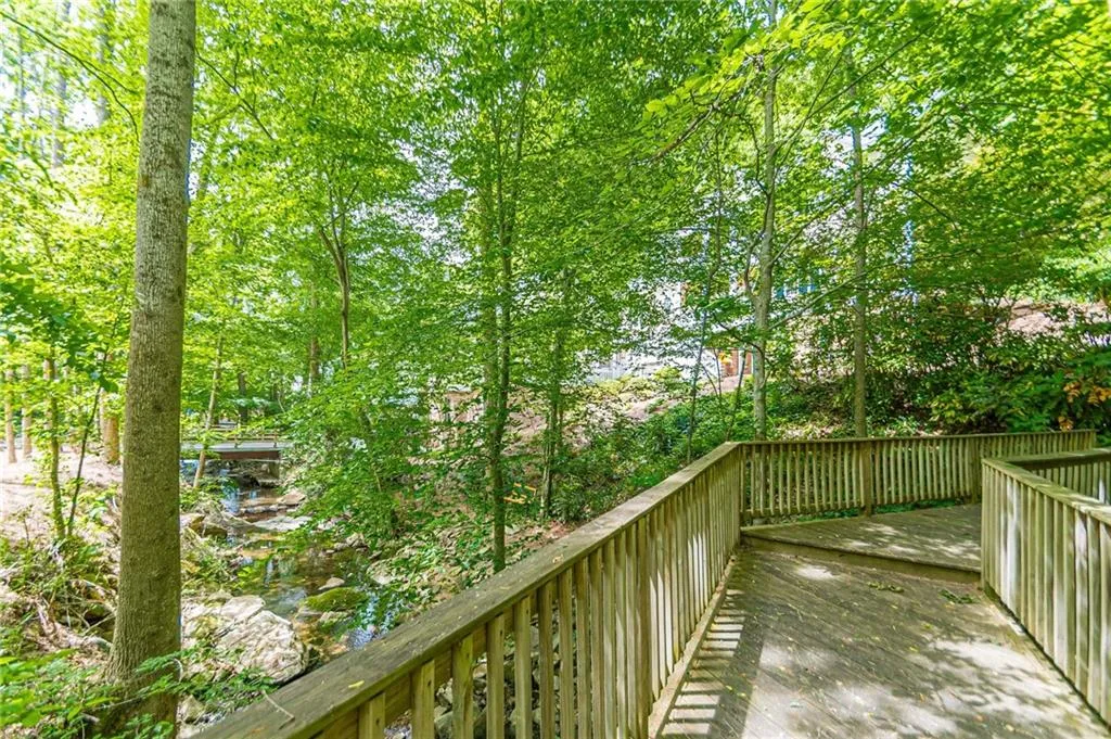 Deck with a water view