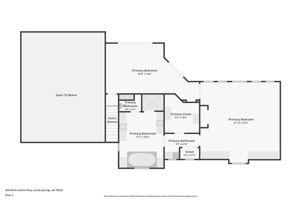 Floor plan - Primary