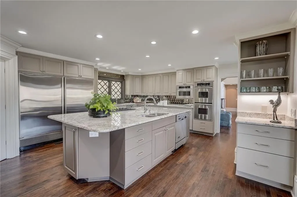 Kitchen view to great room