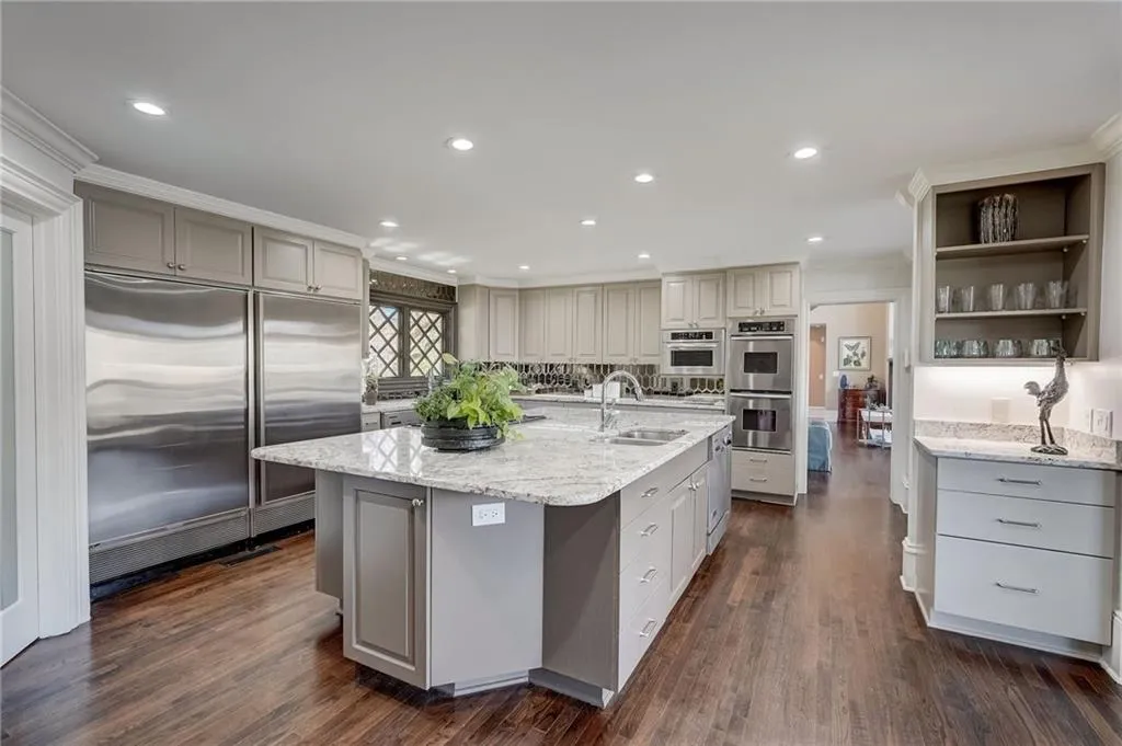 Kitchen view to great room