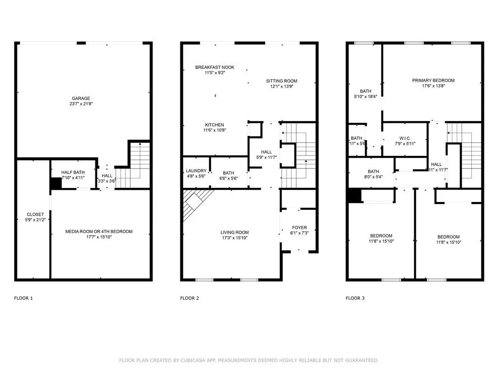 Townhome floor plan