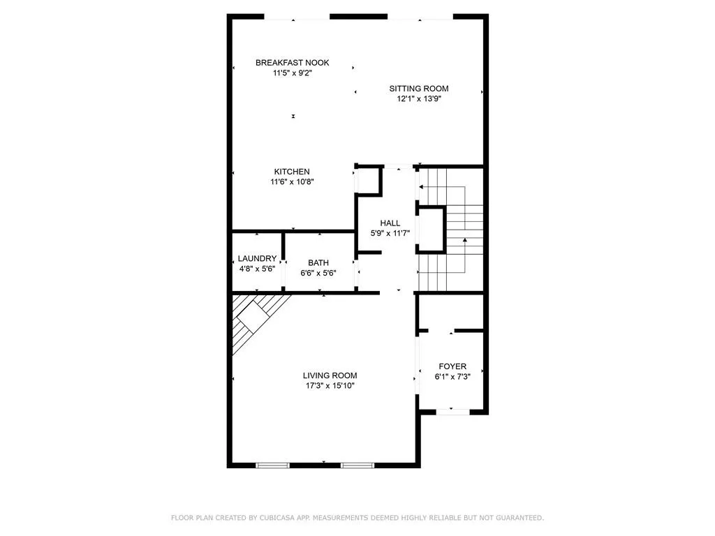Top floor with bedrooms