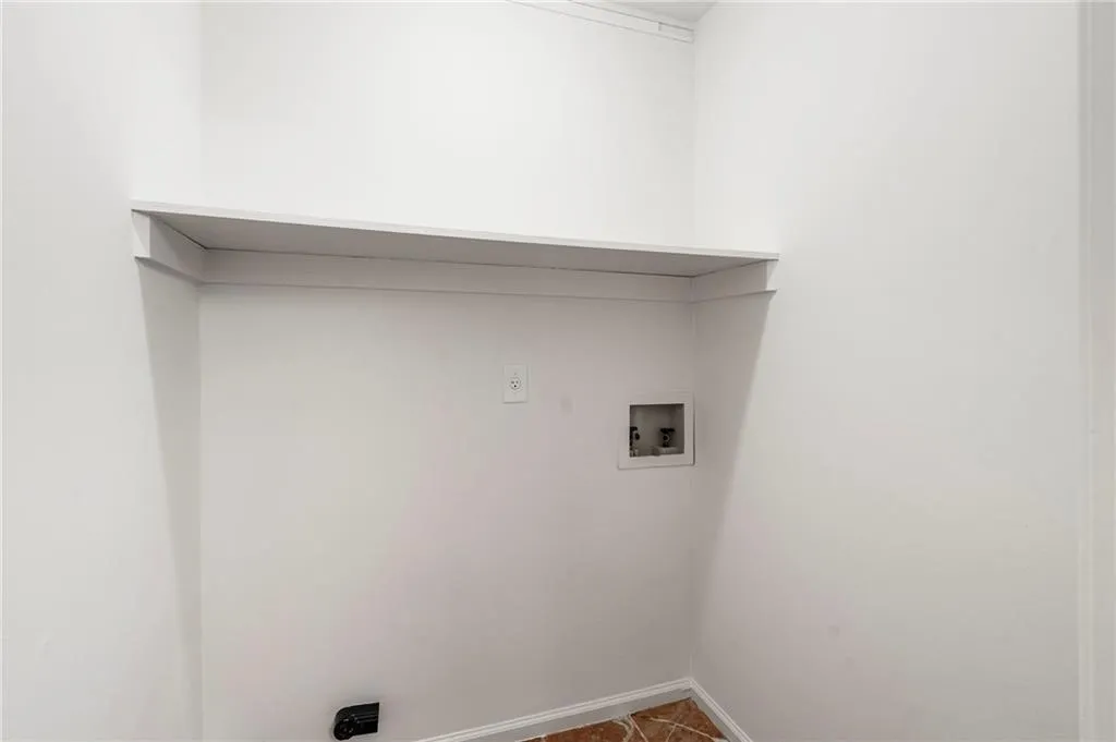 Main floor laundry room