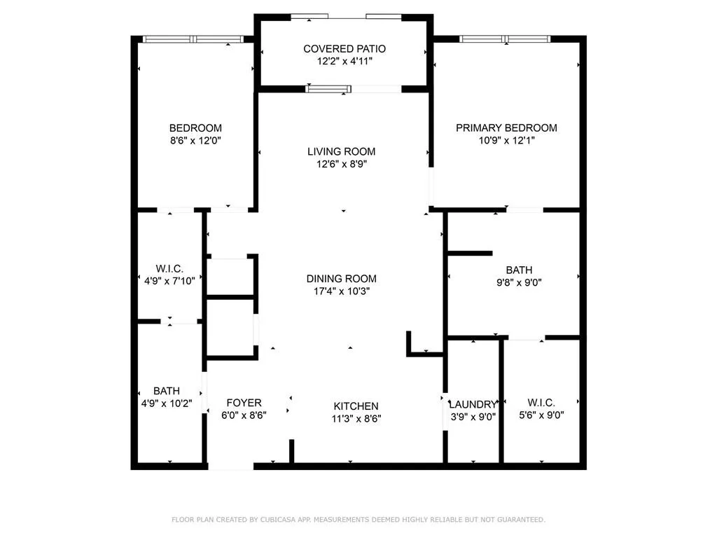 View of roommate style layout