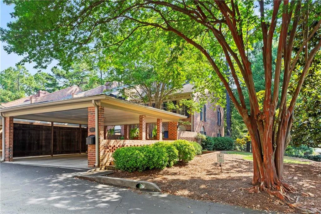 Wooded corner lot.
