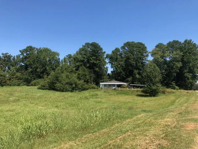 View of yard with a view of countryside