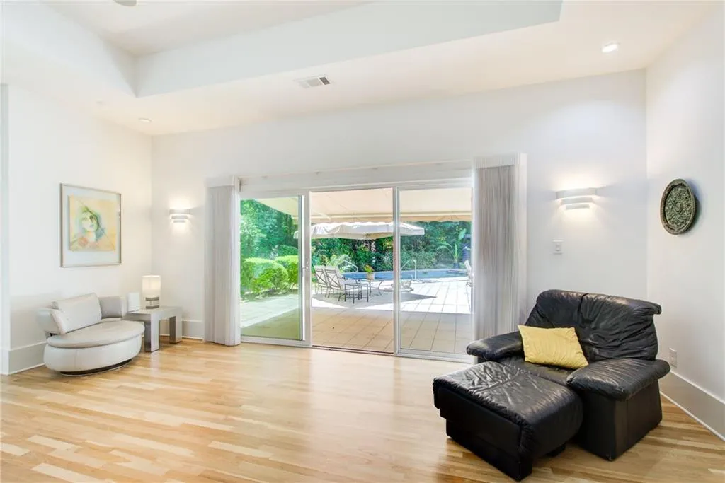 Wake up and walk out for a dip in total privacy. There is even an electric awning off the bedroom for enjoying your coffee in the shade.