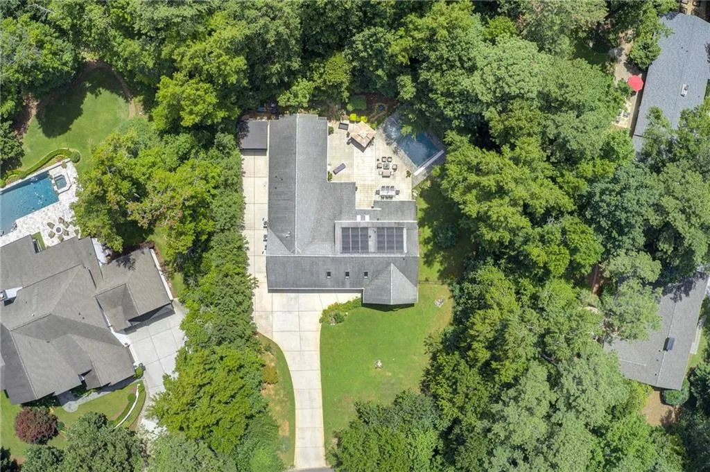 Walk to the center of Sandy Springs but feel like you live in total privacy and quiet.