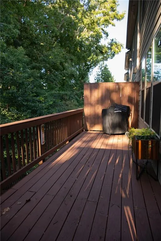 View of deck