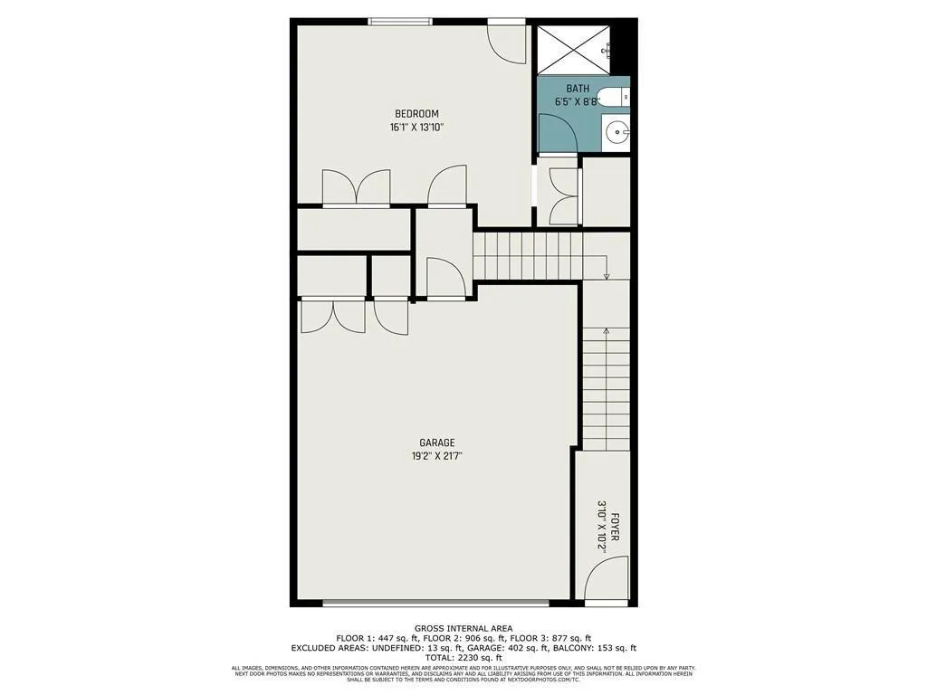 View of floor plan / room layout
