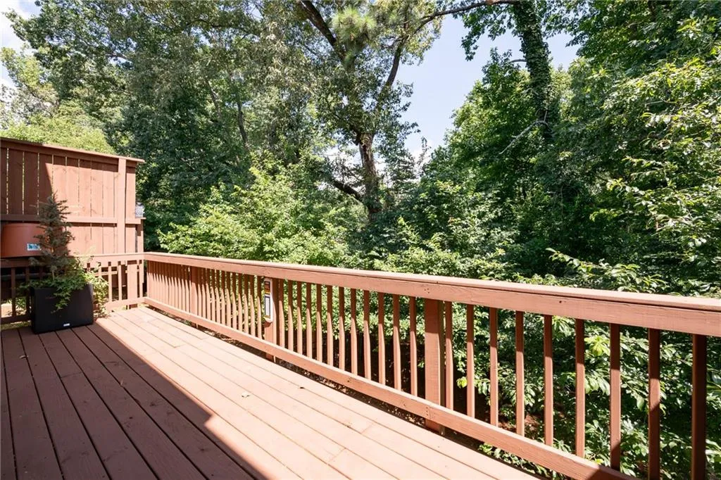 View of deck