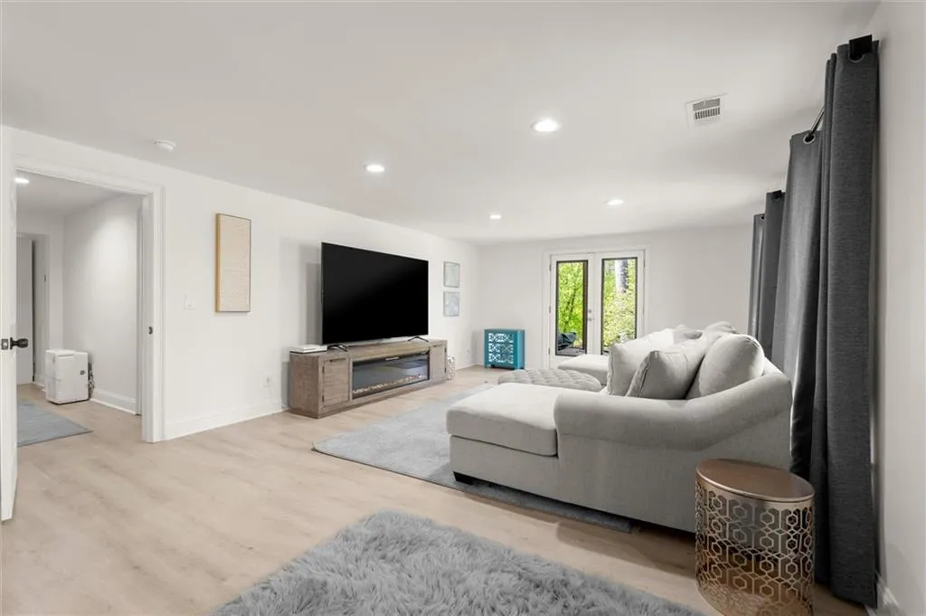 Basement rec room
