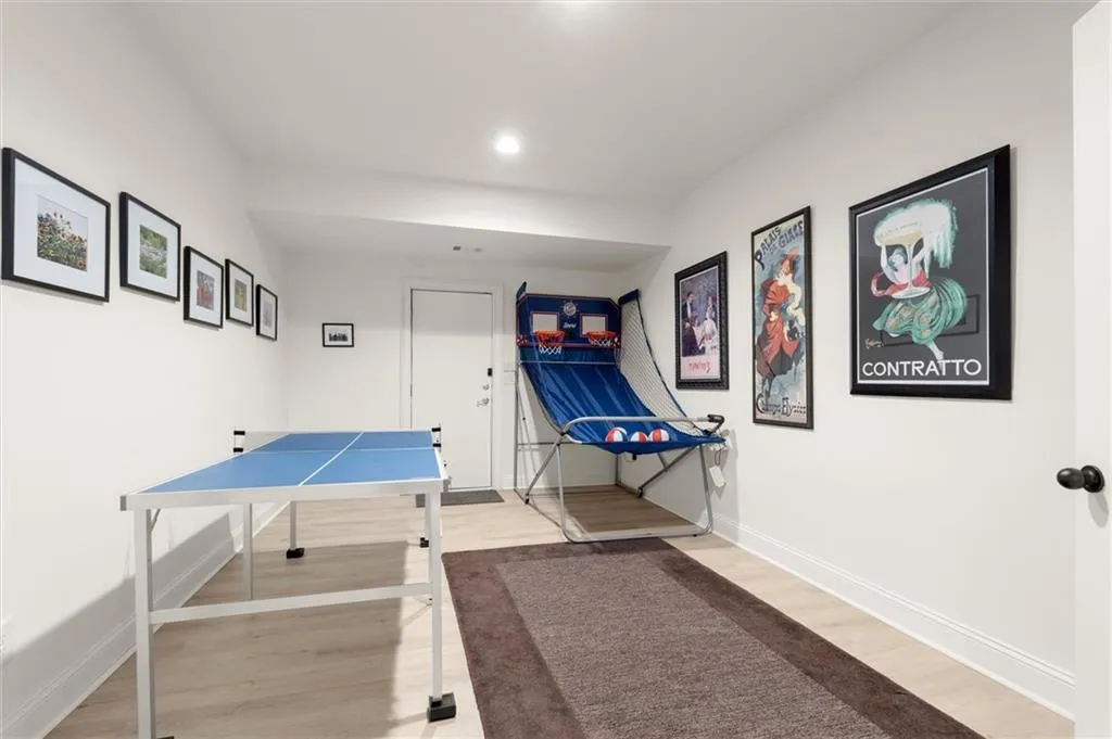 Basement gameroom