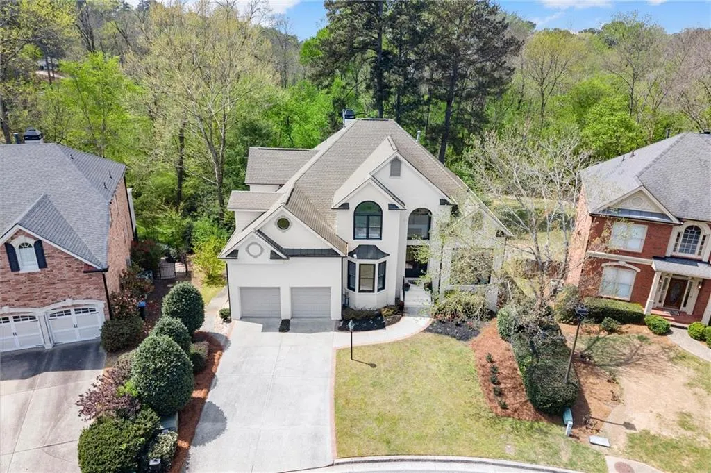 Four-side brick home in Sandy Springs