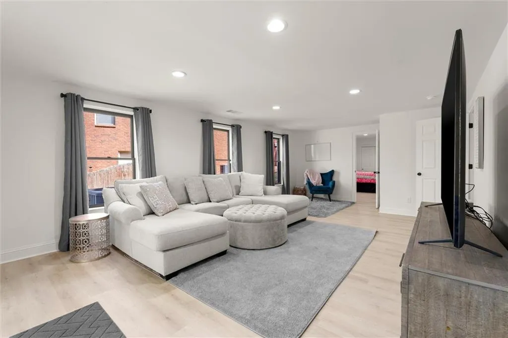 Basement rec room