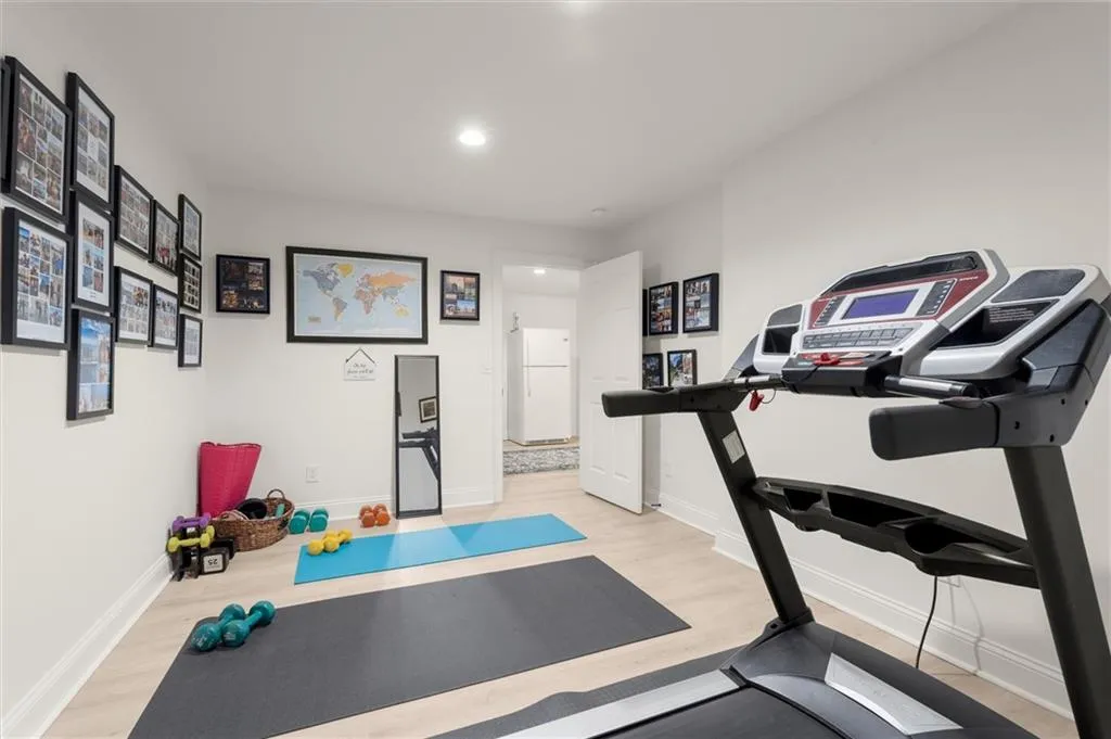 Basement gym