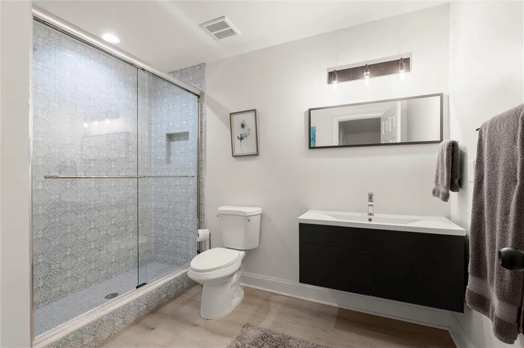 Basement bathroom