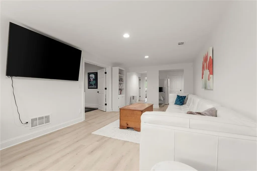 Basement rec room