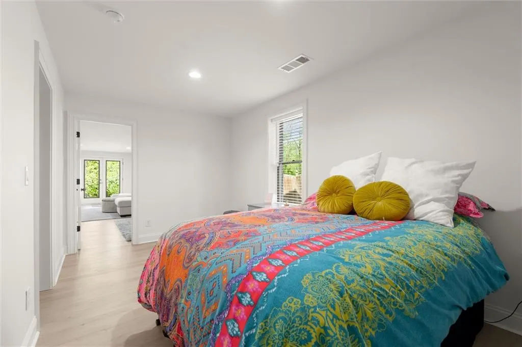 Basement bedroom