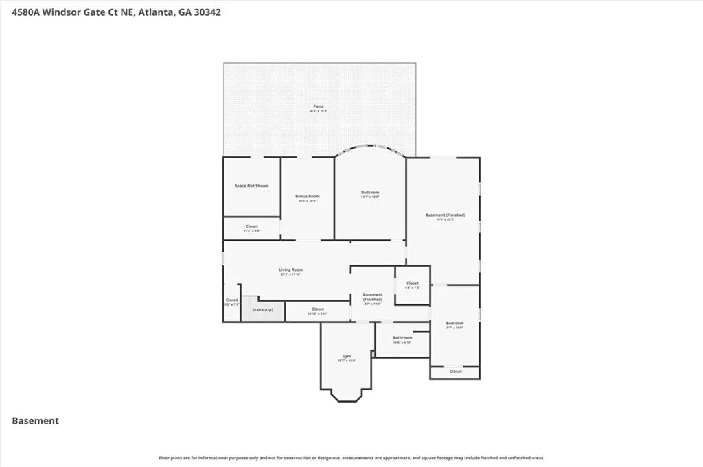 Terrance level floorplan
