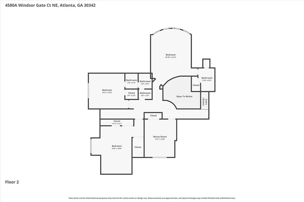 2nd level floorplan